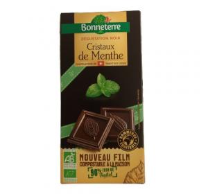 CHOCOLAT NOIR CRISTAUX DE MENTHE
